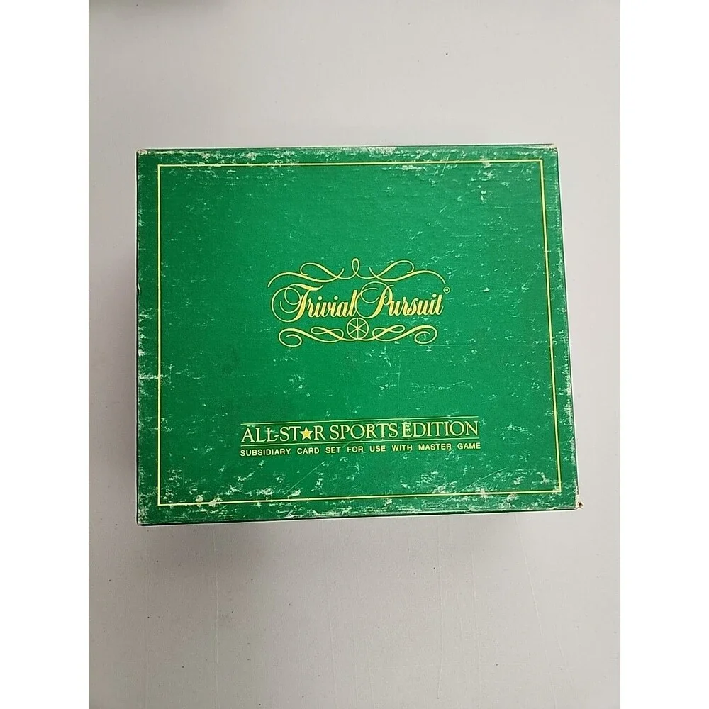Trivial Pursuit All Star Sports Edition Set Subsidiary Cards Trivia Vintage